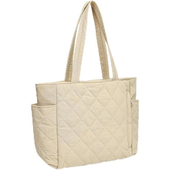 New With Tags Other - " NEW Women's Quilted Fluffy Handbag - Lightweight, Travel/Work Shoulder Bag"